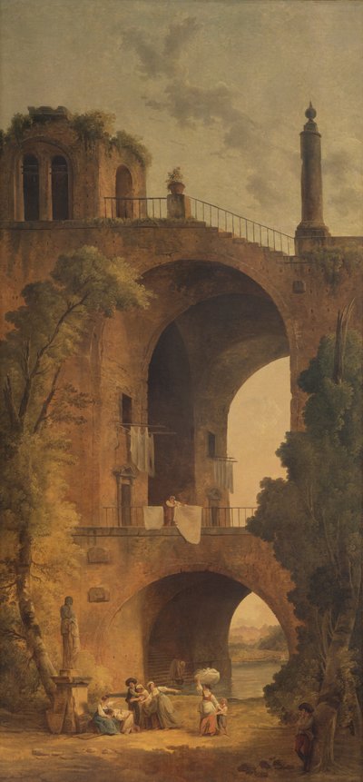 Landscape with Ruins, 1802 by Hubert Robert